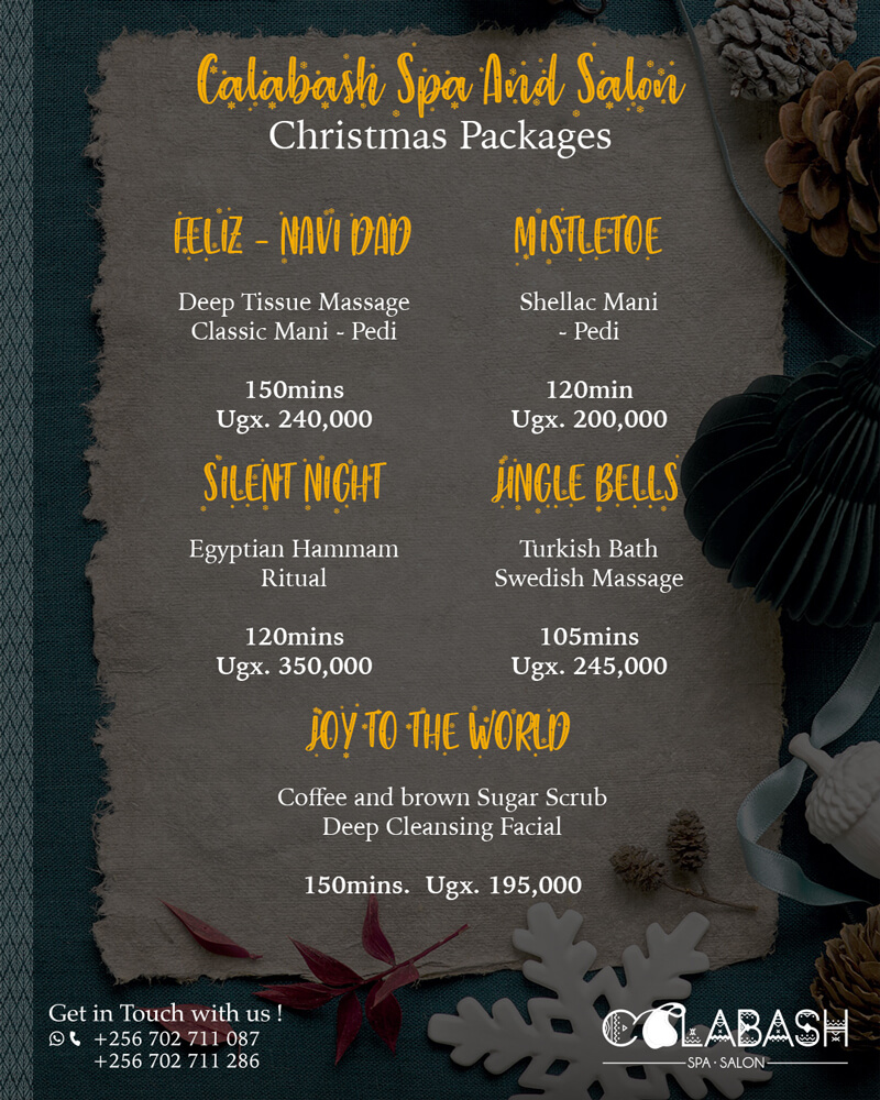 Calabash Spa and Salon - Christmas Packages
