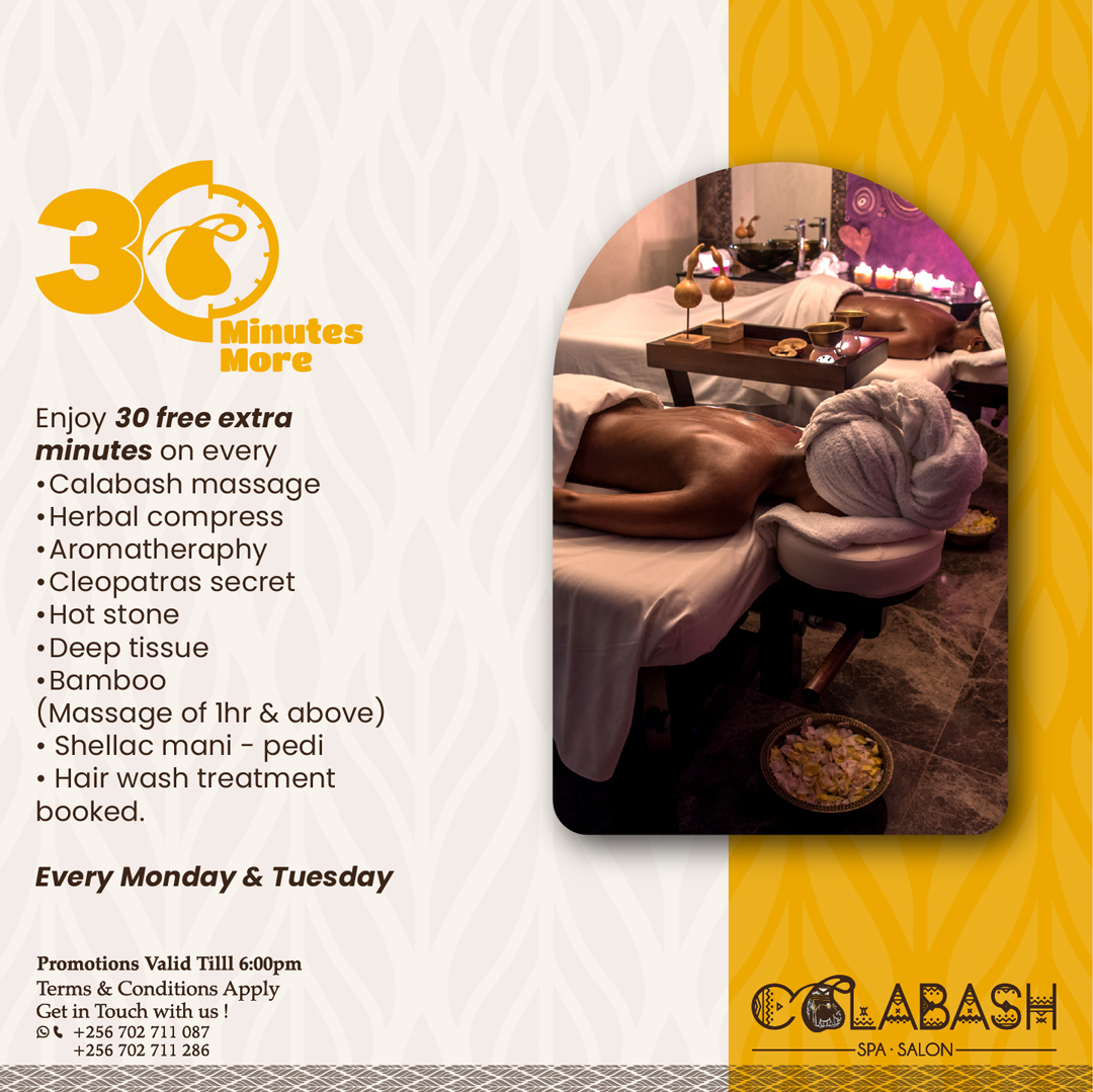 Calabash Spa & Salon Offers get 30 minutes free